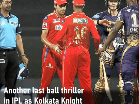 Another last ball thriller in IPL