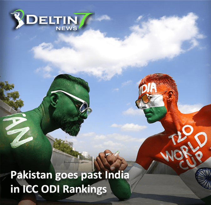 Pakistan goes past India in ICC ODI Rankings