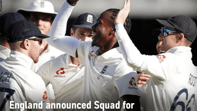 England announced squad for test series against Ireland
