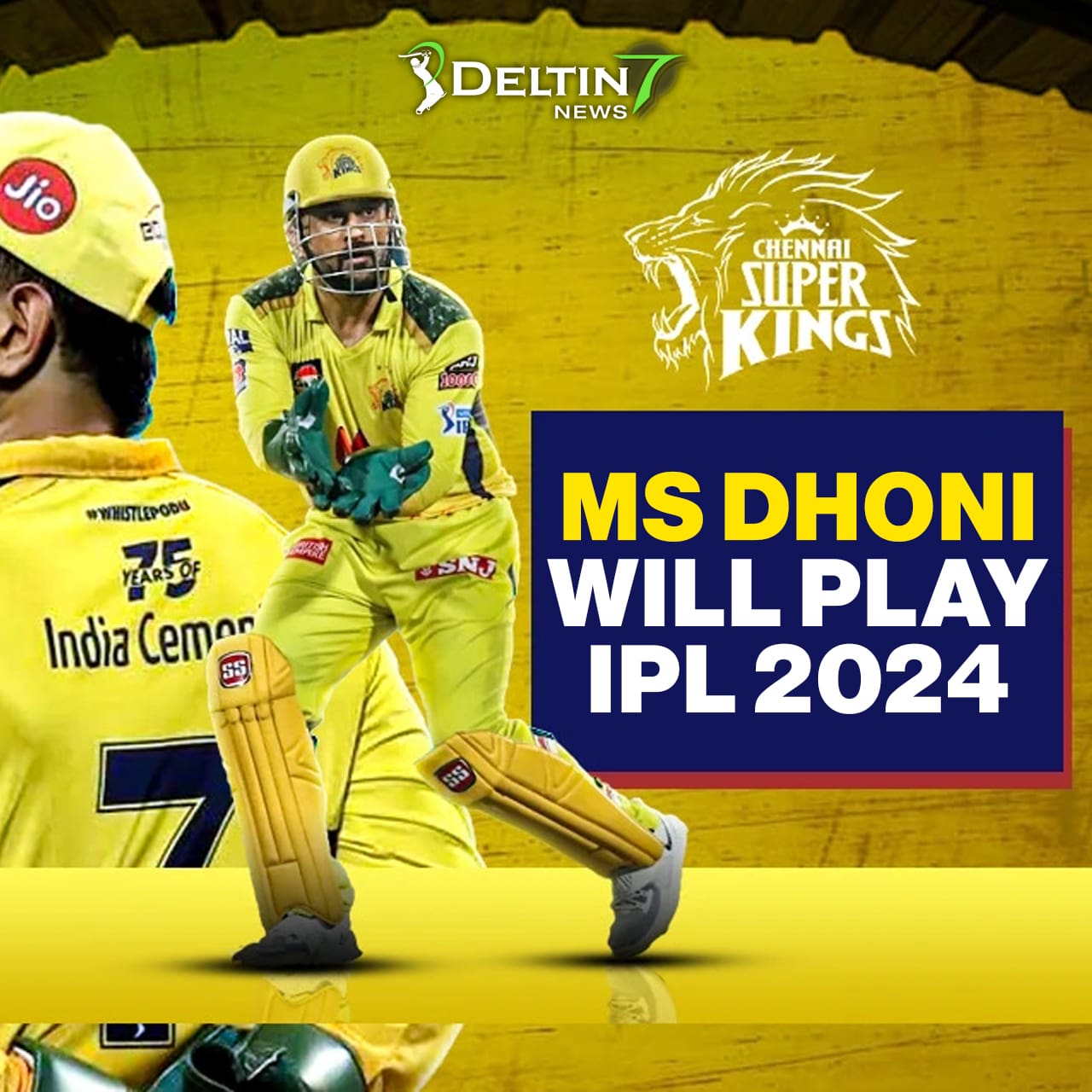 MS Dhoni will play IPL 2024