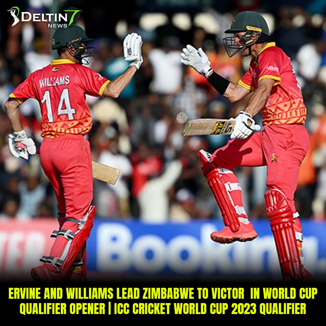 Ervine and Williams Lead Zimbabwe to Victory in World Cup Qualifier Opener | ICC Cricket World Cup 2023 Qualifier