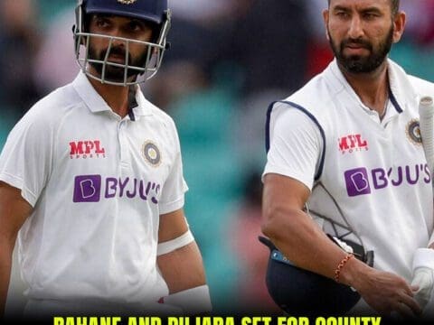 Rahane and Pujara Set for County Championship Action After West Indies Tour