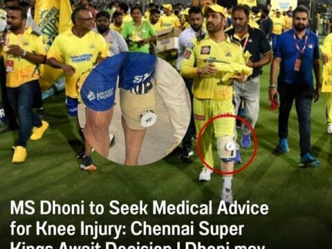 MS Dhoni to Seek Medical Advice for Knee Injury: Chennai Super Kings Await Decision | Dhoni may Retire here