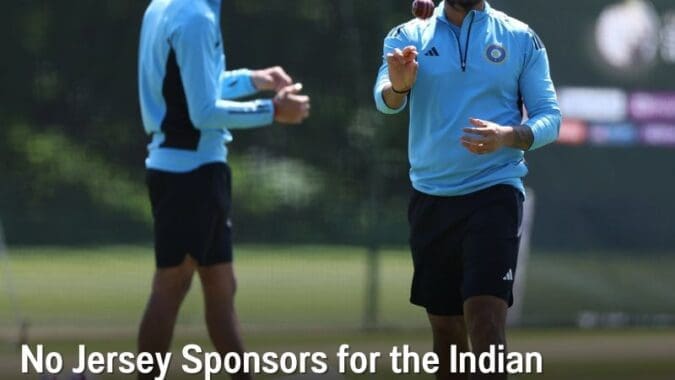 No Jersey Sponsors for the Indian Cricket Team at the World Test Championship Final | New Indian Cricket Team Jersey for ICC World Test Championship 2023