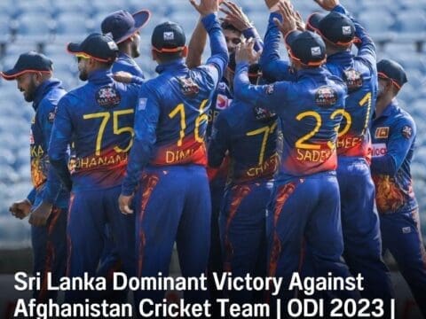 Sri Lanka Dominant Victory Against Afghanistan Cricket Team | ODI 2023 | Afg vs SL | Afghanistan vs Sri Lanka: