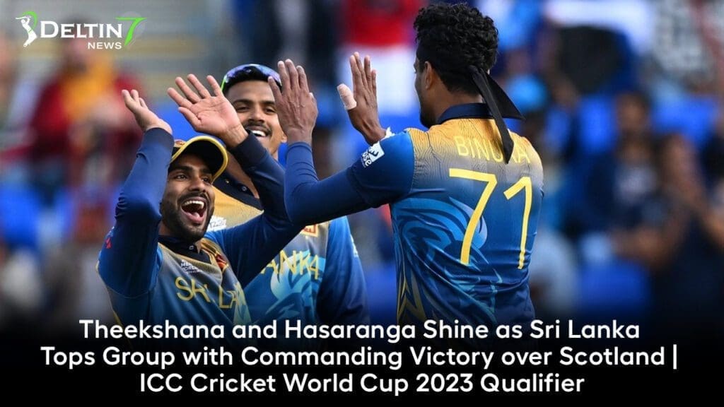 Cricket World Cup 2023 Qualifier