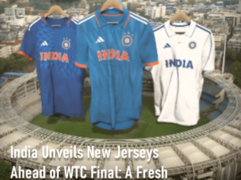 India Unveils New Jerseys Ahead of WTC Final: A Fresh Look for the Indian Cricket Team