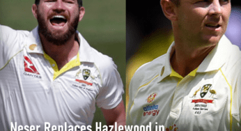 Neser Replaces Hazlewood in Australia’s WTC Final Squad: An Ashes Contender Emerges | World Test Championship 2023
