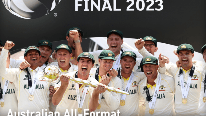 Australian All-Format Champions Celebrate WTC Victory