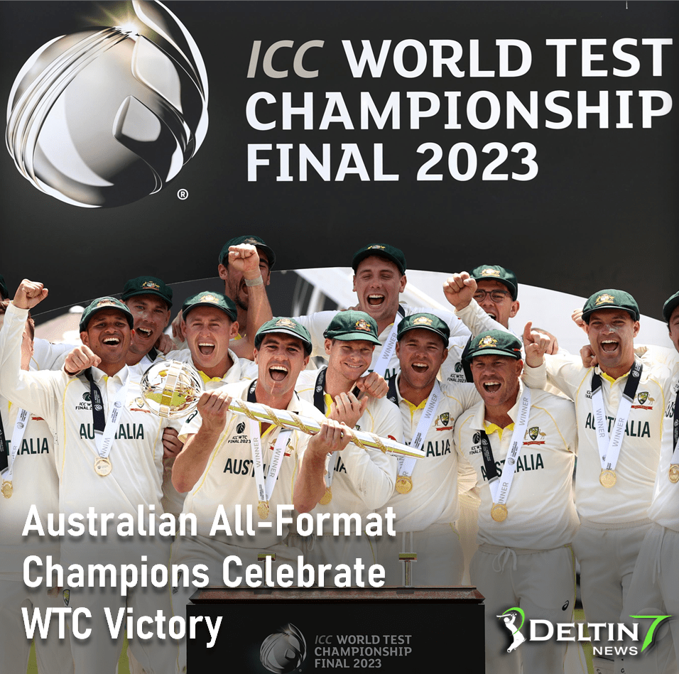 Australian All-Format Champions Celebrate WTC Victory