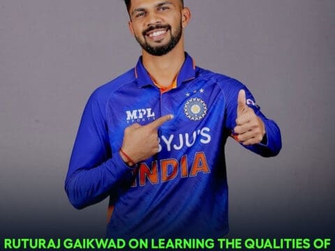 Ruturaj Gaikwad on learning