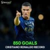 Ronaldo record of 850 goals