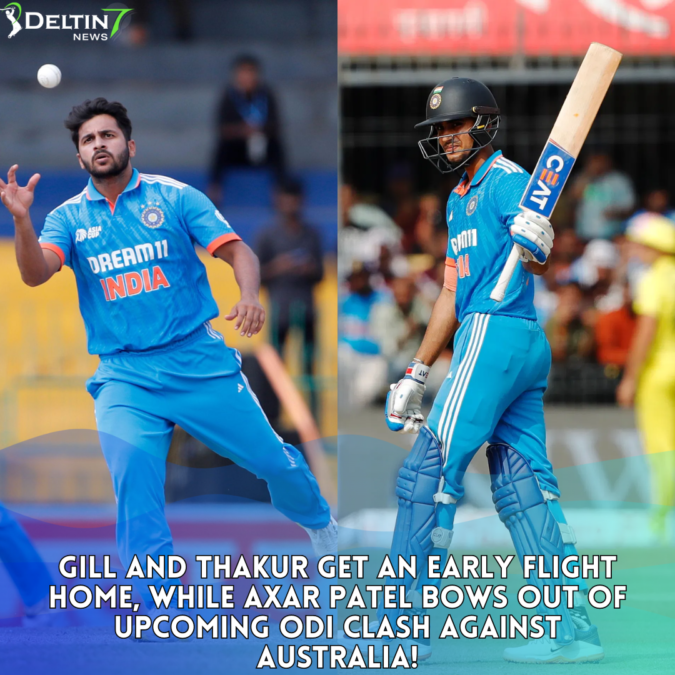 Gill and Thakur Get an Early Flight Home Australia World Cup