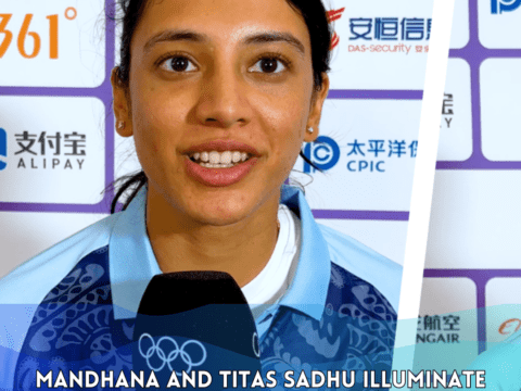 Historic Gold in Women's Cricket at Asian Games Asian Games Titas Sadhu