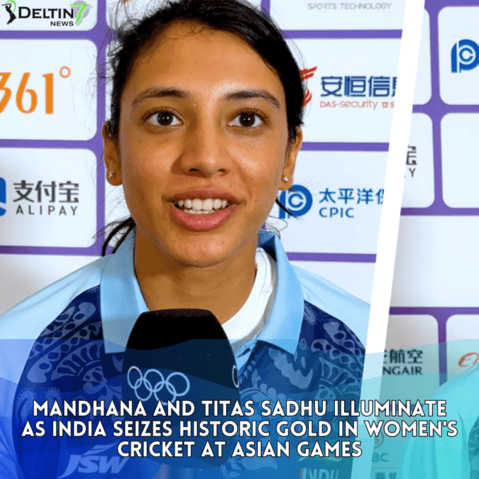 Historic Gold in Women's Cricket at Asian Games Asian Games Titas Sadhu