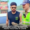 Babar Azam's Surprise Roadside Encounter Traffic Violations Babar Azam 2023 ODI World Cup