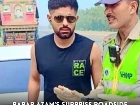 Babar Azam's Surprise Roadside Encounter Traffic Violations Babar Azam 2023 ODI World Cup