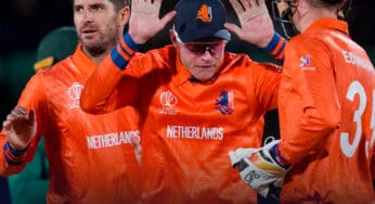 Netherlands stunning upset victory over South Africa at the Cricket World Cup is led by Roelof van der Merwe: CWC 2023
