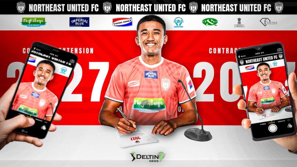 NorthEast United FC Extends Parthib Gogoi's Contract: A Promising Future Ahead: ISL 2023 1 NorthEast United FC Extends