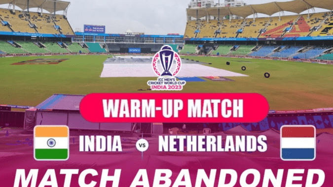 IND vs NED Game Abandoned Due To Rain