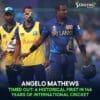 Angelo Mathews Timed Out