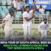 India's Full-Strength Squad