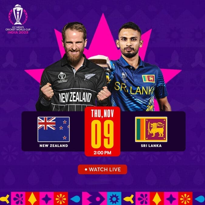 NZ vs SL ICC WC 2023 Prediction