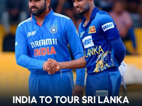 India to Tour Sri Lanka