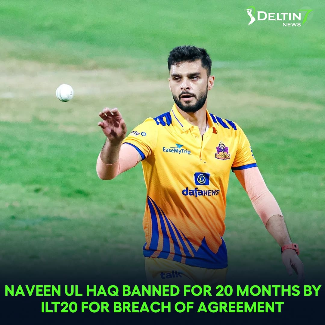 Naveen ul Haq Banned