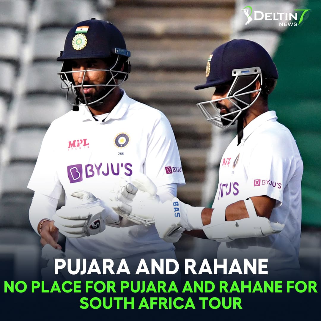 No Place for Pujara and Rahane