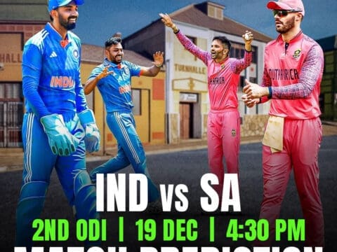IND vs SA 2nd ODI Match Prediction