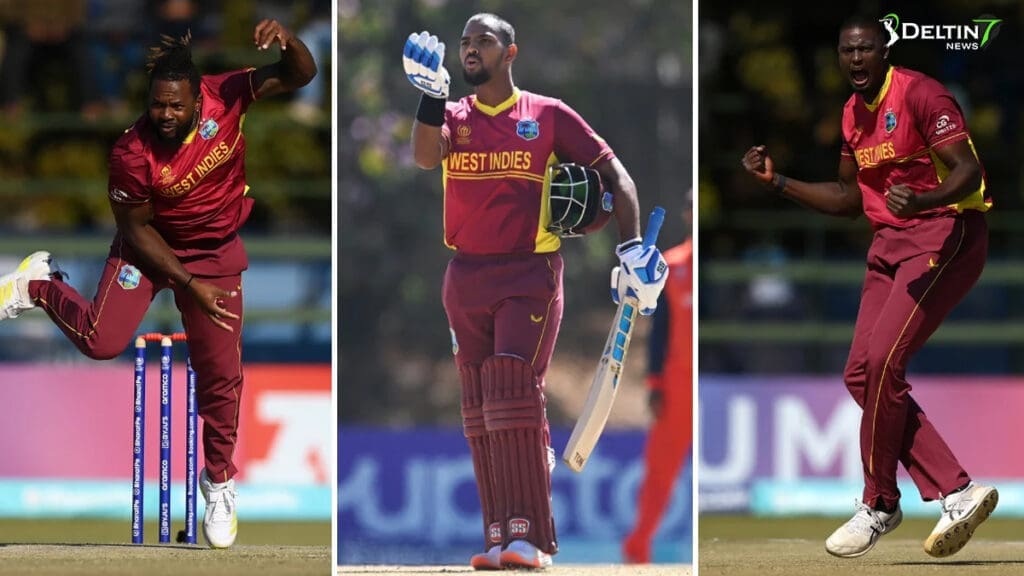 Holder Mayers and Pooran Decline