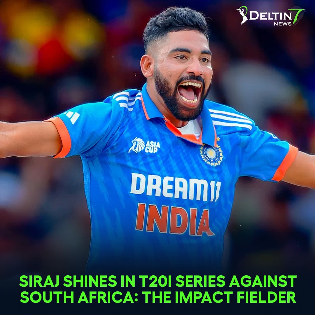 Mohammed Siraj Shines in T20I Series Against South Africa: The Impact Fielder