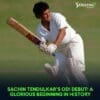 Sachin Tendulkar's ODI Debut