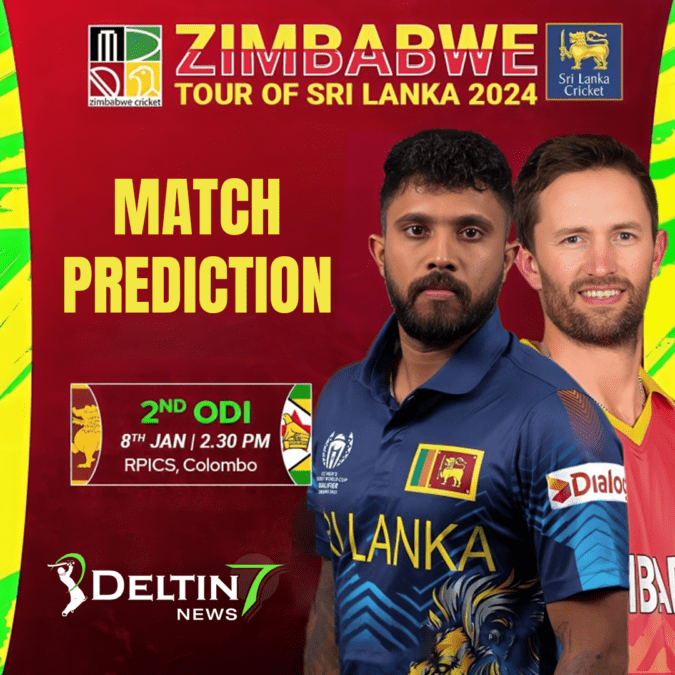 SL vs ZIM 2nd ODI Match Prediction