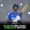 Is Shivam Dube a good fit for India