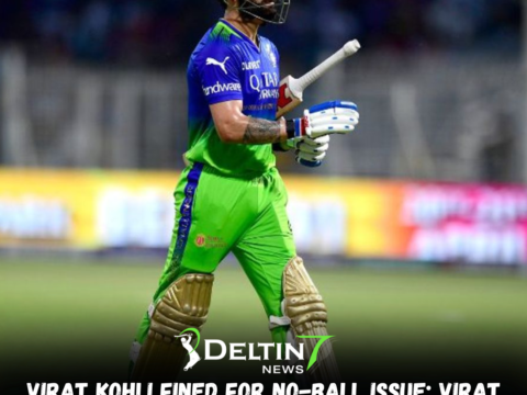 Virat Kohli fined for No-Ball issue