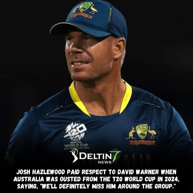 Josh Hazlewood paid respect to David