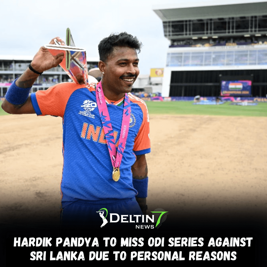 Hardik Pandya to Miss ODI Series