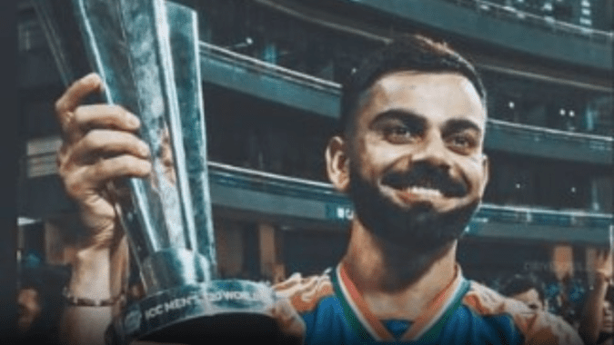 Virat Kohli Celebrates India