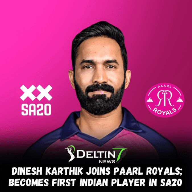 Dinesh Karthik becomes the first Indian