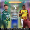 PAK vs WI 2nd Test Match Prediction
