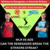 BBLT20 Prediction MLR vs ADS